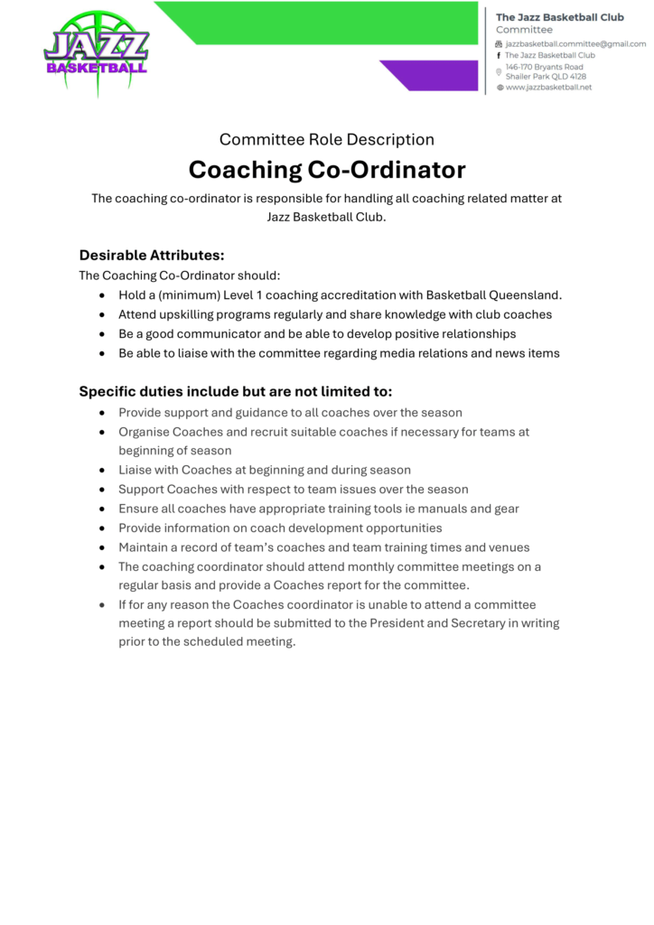 Coaching Coordinator-1